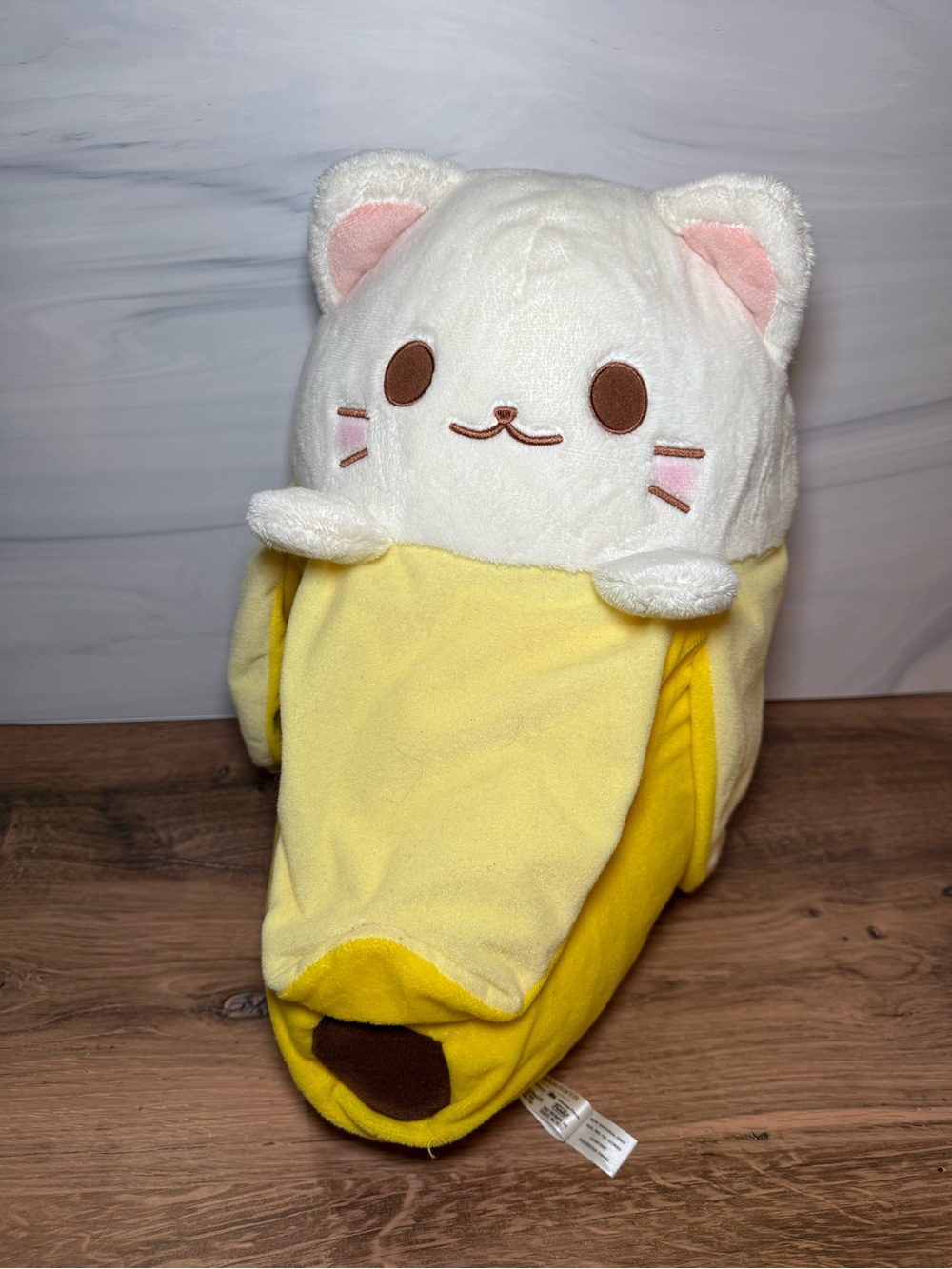 Funko Bananya 16" Large Plush Velcro Banana Peel Anime Kawaii Cat